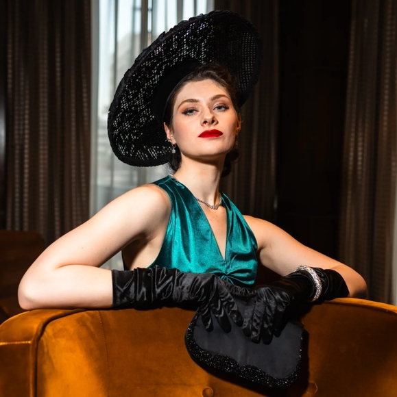 Belle Poque 1950's Style Green Dress - Picture 2 of 10